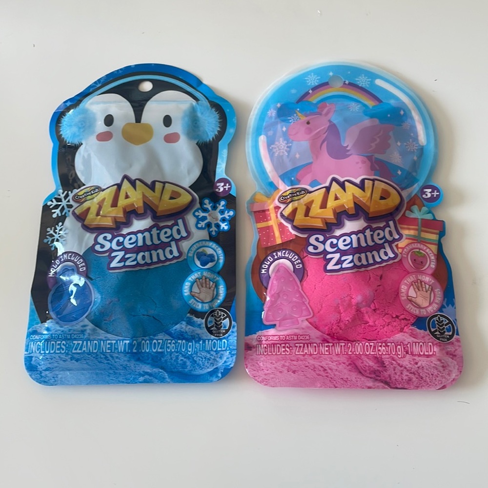 Creative Kids Scented Zzand Play Sand with Mold, Pack of 2